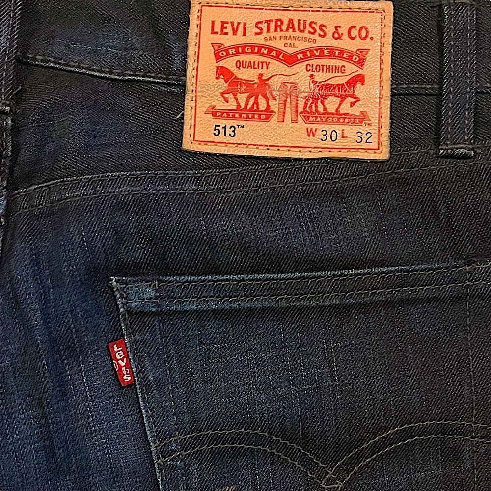 Dark Blue Levi’s Jeans - Picture 3 of 4